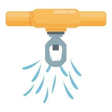 Security water system icon cartoon vector. Emergency drip Stock Illustration