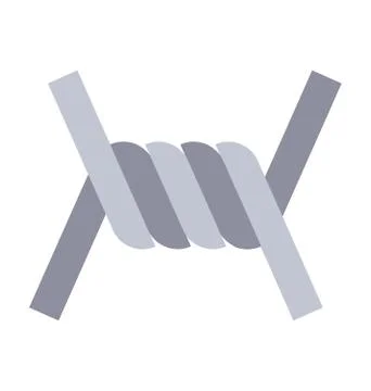 Security Wire Vector Icon Stock Illustration