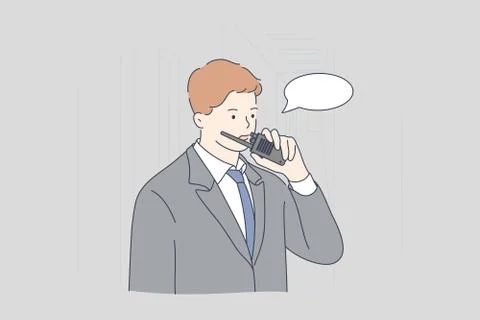 Security, work, safety concept Stock Illustration