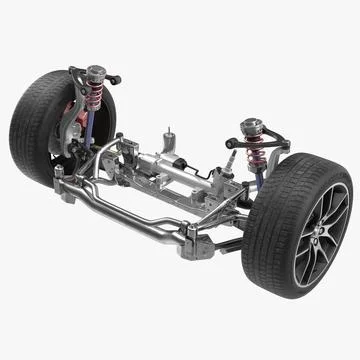 3D Model: Sedan Front Suspension ~ Buy Now #90655469 | Pond5