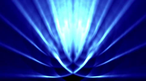 Sedate abstract looping background rays elegant shimmering blue Stock Footage 40416471