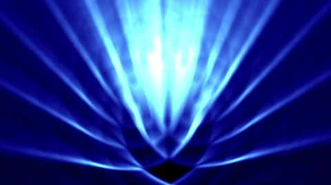 Sedate abstract looping background rays elegant shimmering blue alt reverse Stock Footage 40416853