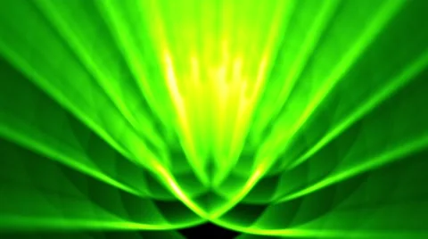 Sedate abstract looping background rays elegant shimmering green alt Stock Footage 40475393