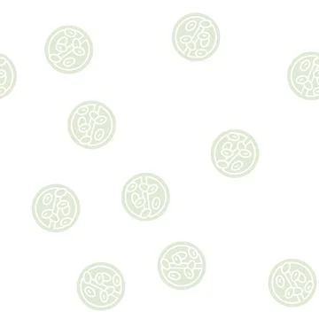 Sedatives addiction glyph seamless pattern Stock Illustration