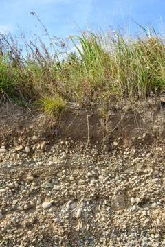 Sedimentary layer Stock Photos