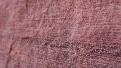 Sedimentary Layers in Canyon De Chelly Closeup Stock Footage 164633840
