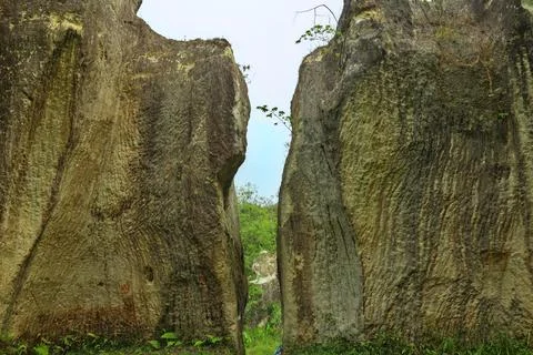 Sedimentary rock Stock-Fotos