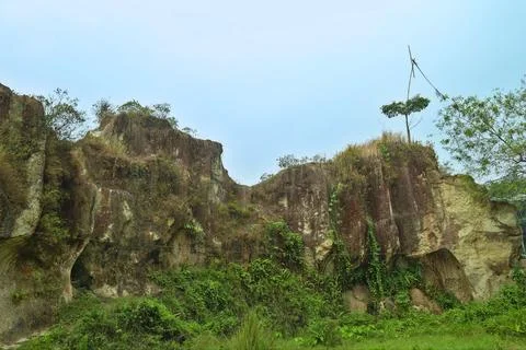 Sedimentary rock Foto stock