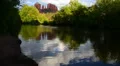 Sedona 01 Cathedral Rock Reflections on River HD Footage