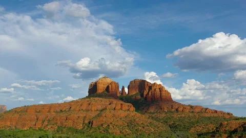 Sedona Cathedral Rock Cloud Time Lapse 動画素材 261916845