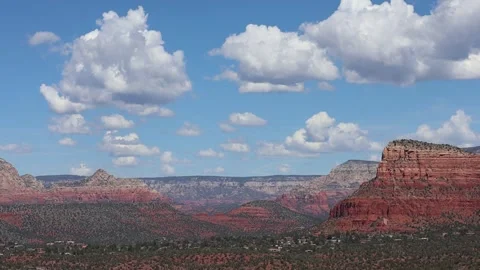 Sedona Desert Cloudy Sky Video stock 273801476