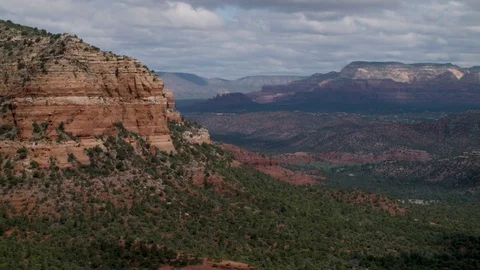 Sedona mountain ranges cloud timelapse Stock Footage 78487896
