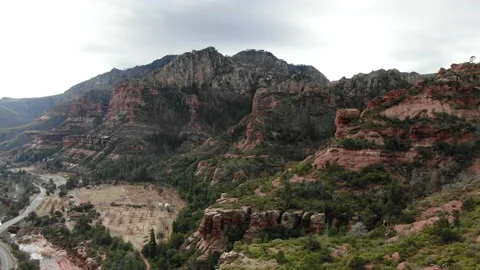 Sedona moutain side Stock Footage 141707315