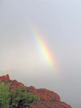Sedona rainbow Stock Photos