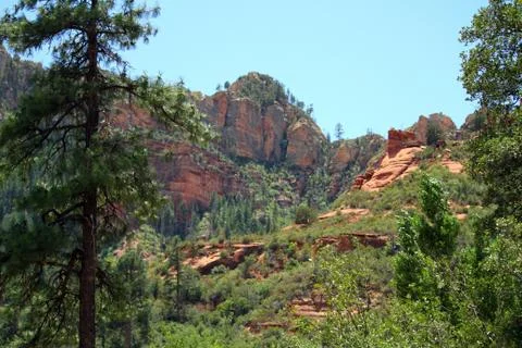 Sedona Red 库存照片