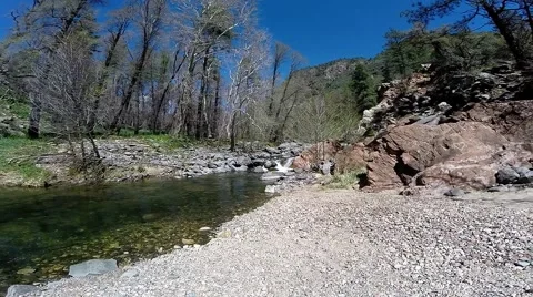 Sedona Riverside Stock Footage 48913928