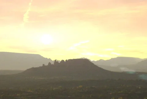 Sedona sunset ntsc Stock Footage 276908