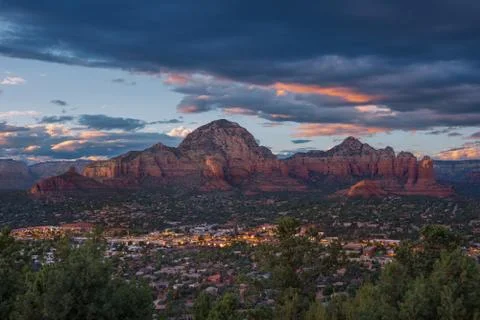 Sedona &amp; Sunset Stock Photos