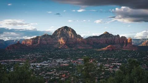 Sedona view Stock Photos