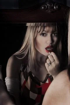 Seductive Blond Fotos de archivo