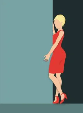 Seductress Stock Illustration