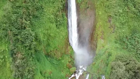 See exotic waterfalls up close Stock Footage 239802987