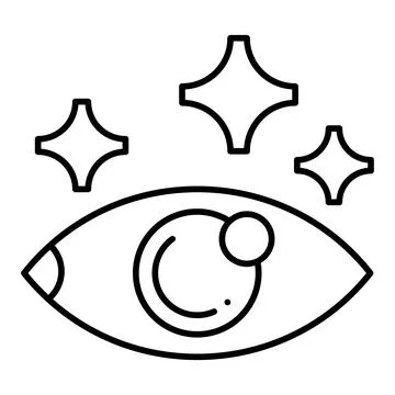 See Line Icon Stock Illustration