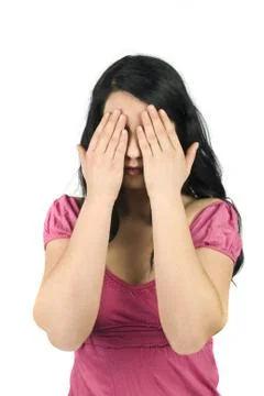 See no evil Foto stock