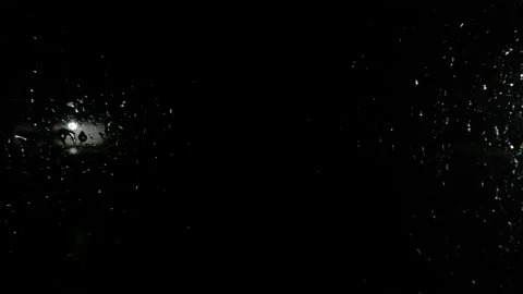 See the rain from the windshield Stock Footage 221838199