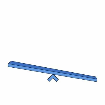 See saw Illustrazione stock