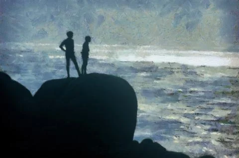 See sea Illustrazione stock