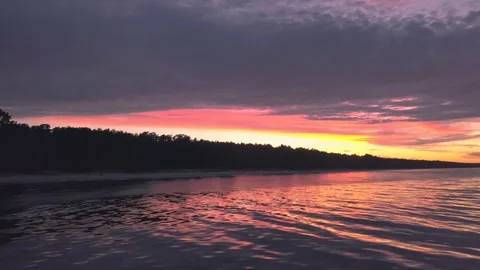 See sunset 4k Stock Footage 138654294