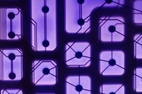 See through circuitry Stock Photos