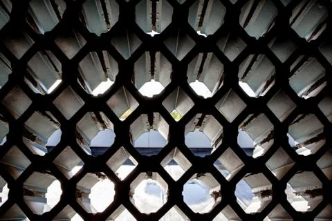 An see-through wall Foto stock