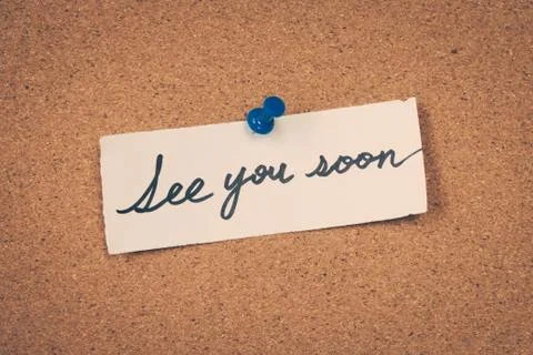 See you soon Stock Photos