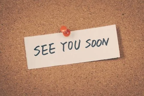 See you soon Stock Photos