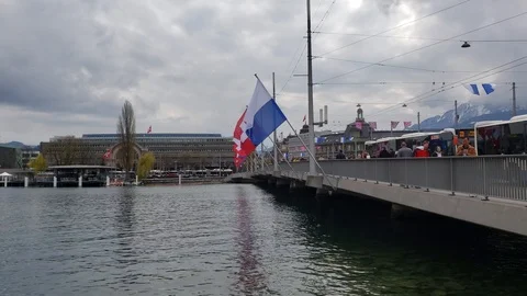 Seebrucke WS Stock Footage 122257558