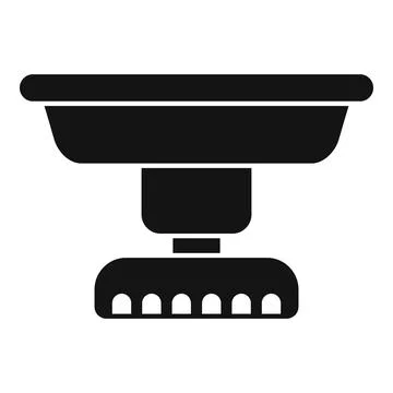 Seed drill machine for sowing spreading seeds in soil icon simple style Stock Illustration