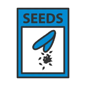 Seed Pack Icon Stock Illustration