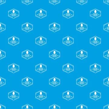 Seed pattern vector seamless blue 스톡 일러스트