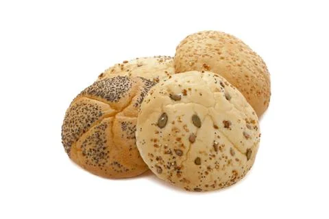 Seeded bread rolls Stock Photos