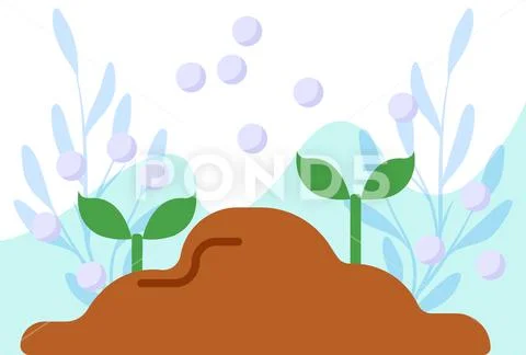 Seeding Concept Illustration Stock-Illustration