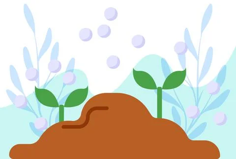 Seeding Concept Illustration Stock Illustration