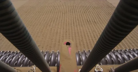 Seeding machine POV - Red Epic Stock-Footage 41928823