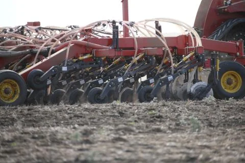 Seeding in Saskatchewan Stock-Fotos