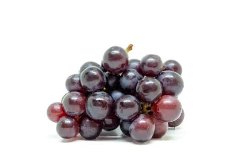 Seedless grapes isolated on white background Stock-Fotos