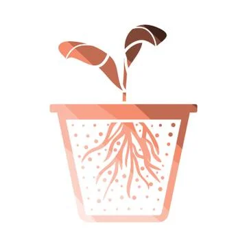 Seedling icon Illustration