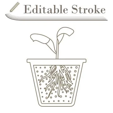 Seedling Icon Illustration