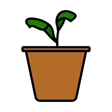 Seedling Icon Illustration