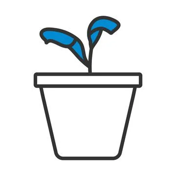 Seedling Icon Illustration